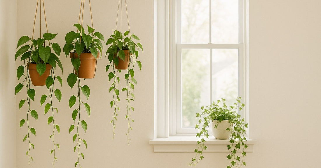 Best Hanging Plants for Indoor Spaces — healthy houseplant in a bright, calm home
