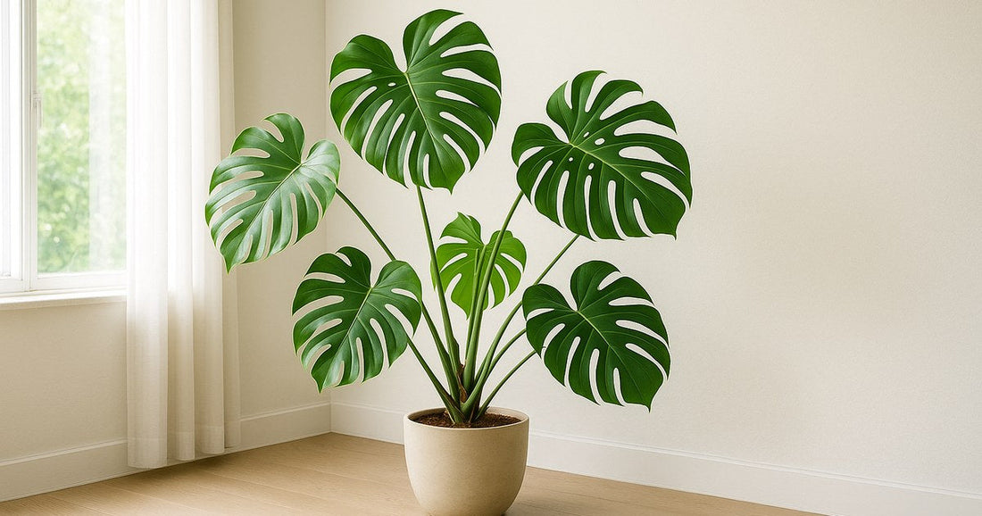 Monstera Care Guide: Light, Water & Fenestration Tips — healthy houseplant in a bright, calm home