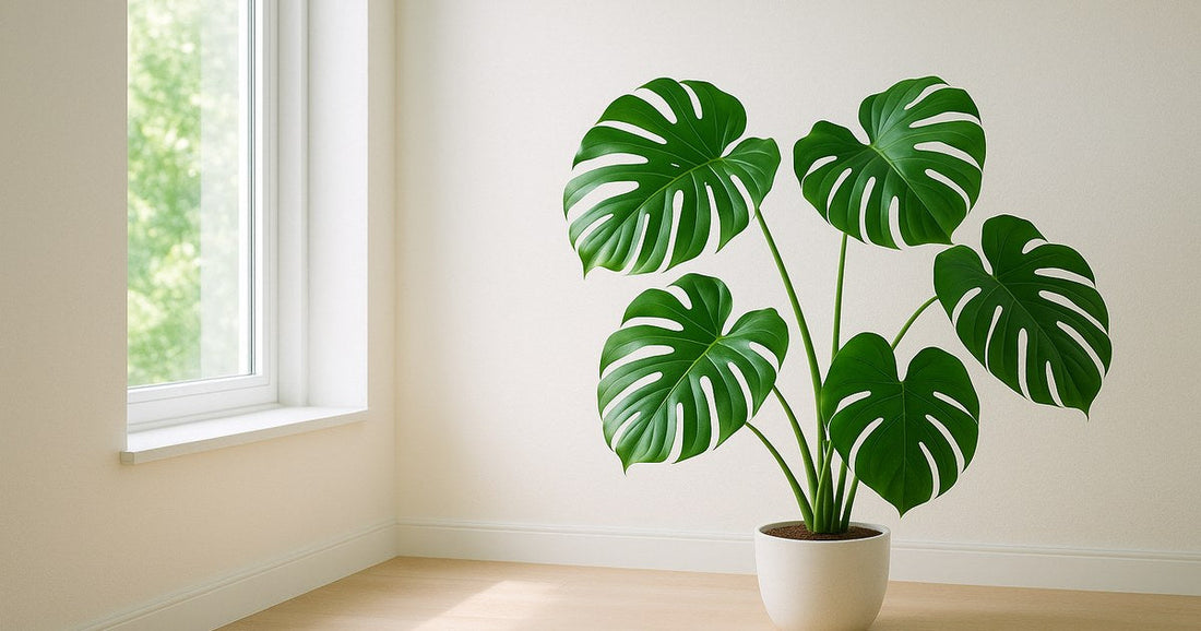 Monstera Deliciosa vs Thai Constellation: What’s the Difference? — healthy houseplant in a bright, calm home