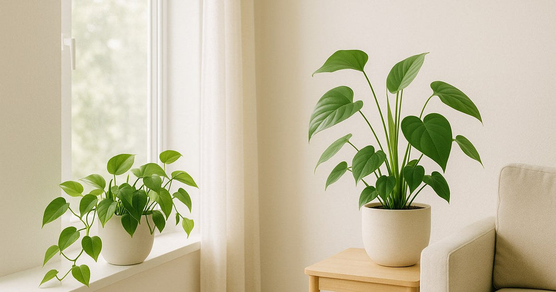 Pothos vs Philodendron: What's the Difference? — healthy houseplant in a bright, calm home