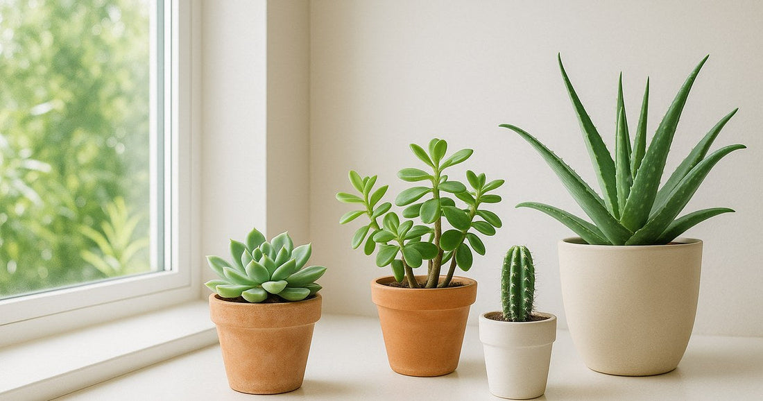 Succulent & Cactus Care for Beginners (Indoor Guide) — healthy houseplant in a bright, calm home