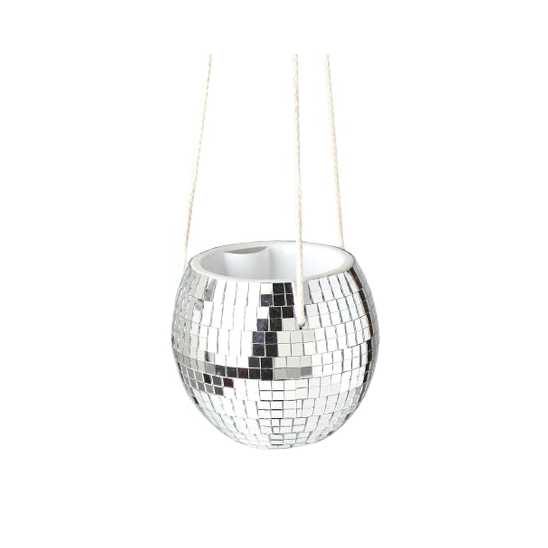 Disco Ball Hanging Planter